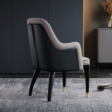 Light luxury solid wood dining chair