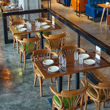 Solid wood dining tables and chairs
