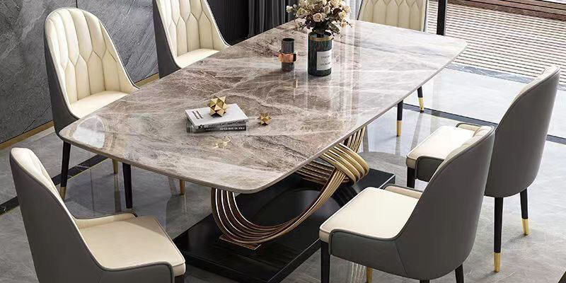 French style 8-seater dining table