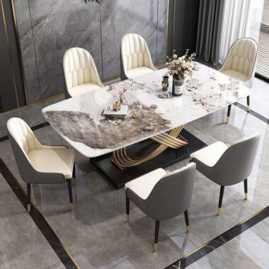 French style 8-seater dining table