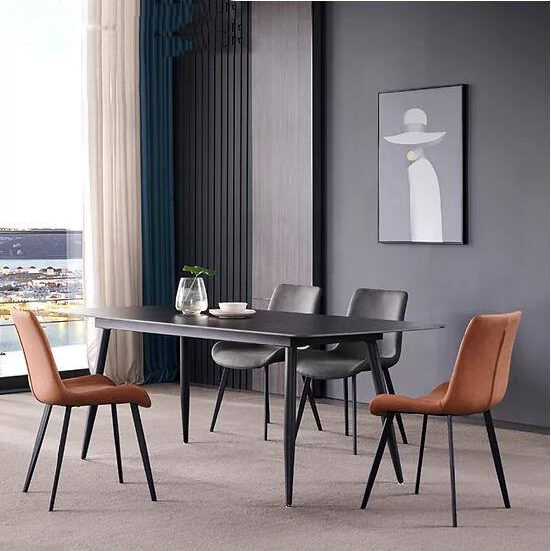 Modern luxury rock tabletop dining table
