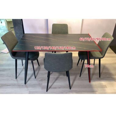 Modern luxury rock tabletop dining table