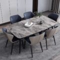 Modern luxury rock tabletop dining table