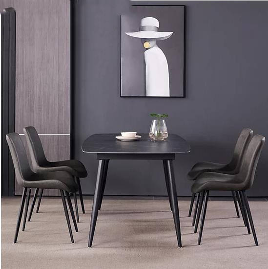 Modern luxury rock tabletop dining table