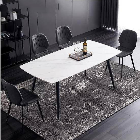 Modern luxury rock tabletop dining table
