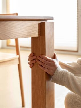 Modern Italian solid wood dining table