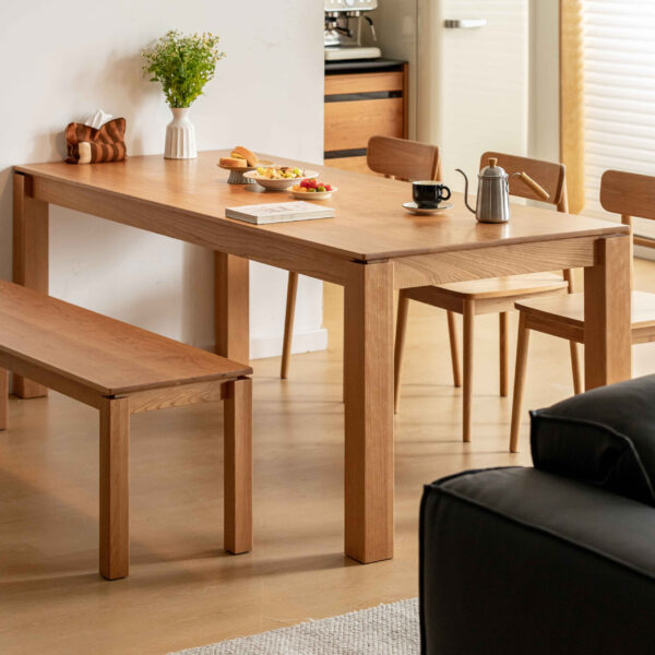 Modern Italian solid wood dining table