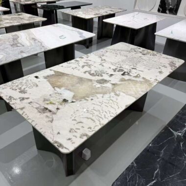Luxury modern marble dining table