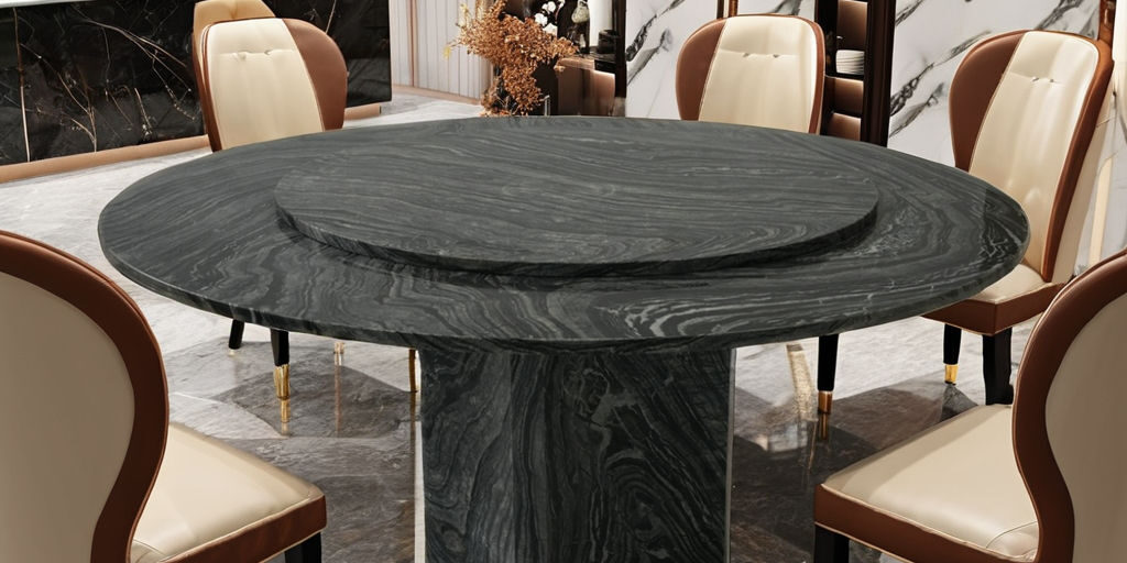 Luxury stone marble dining table