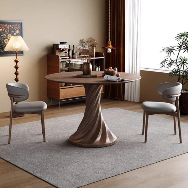 Modern antique solid wood dining table