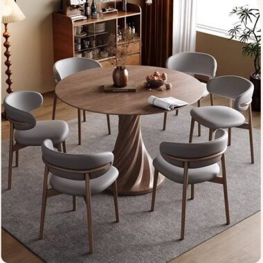 Modern antique solid wood dining table