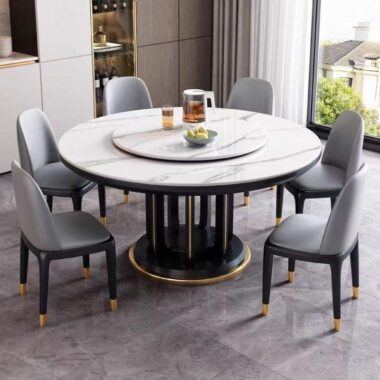 Modern Extendable Marble Dining Table