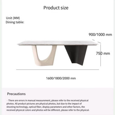 marble dining table with rectangle stone top