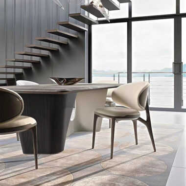 marble dining table with rectangle stone top
