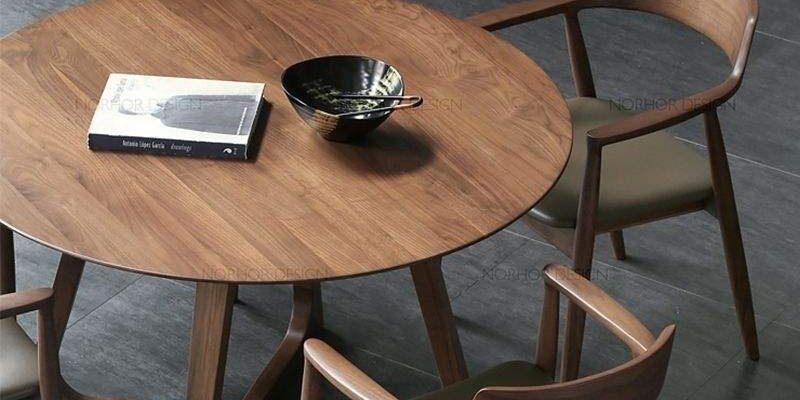 solid wood dining table and 4 chairs