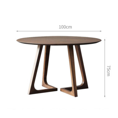 solid wood dining table and 4 chairs