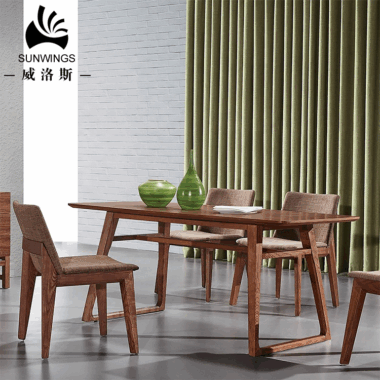 Modern design solid wood dining table