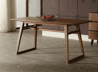 Modern design solid wood dining table