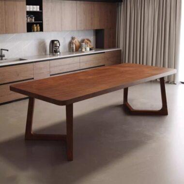solid wood dining table and chairs set