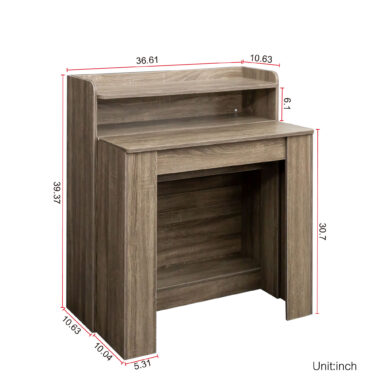 Traditional Modern Extendable Dining Table