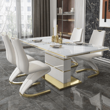 wholesale sintered stone dining table marble top