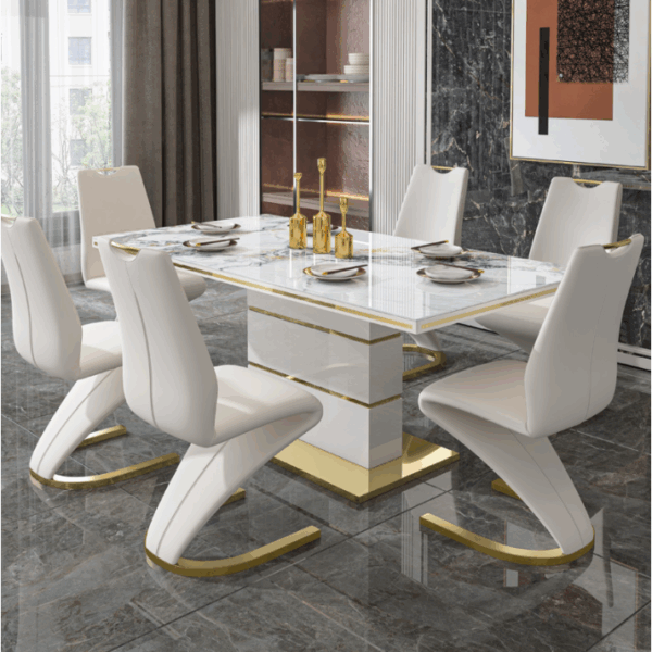 wholesale sintered stone dining table marble top