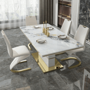 wholesale sintered stone dining table marble top