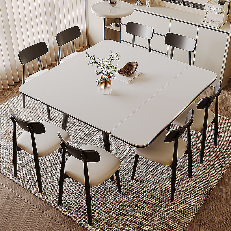 extendable dining table and chair set