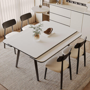 extendable dining table and chair set