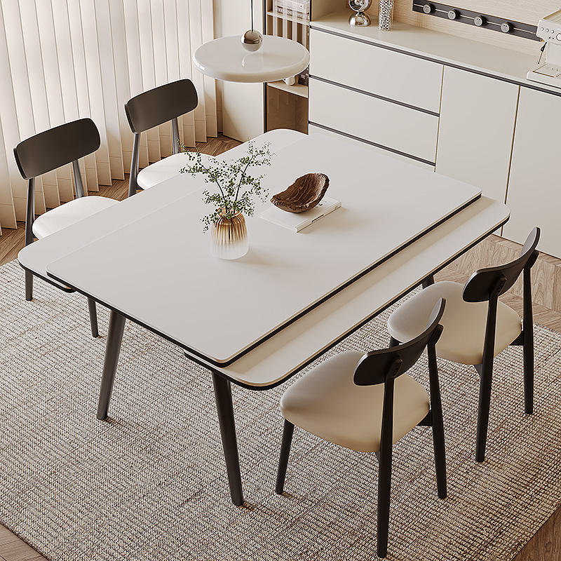 extendable dining table and chair set