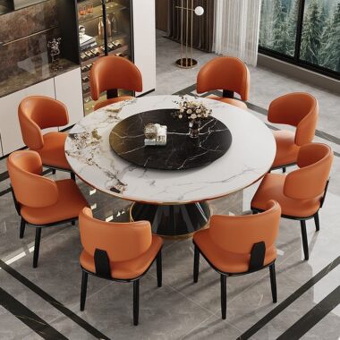 Luxury Nordic dining chairs set