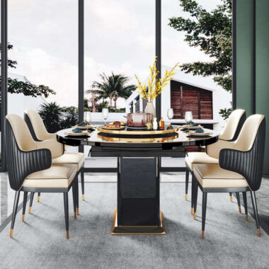 extendable dining table set