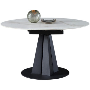 foldable extendable 6-seater round dining table
