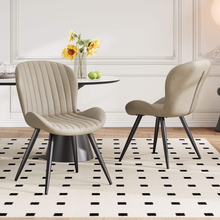 Modern upholstered dining room chairs