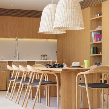 Nordic designer ash wood dining chair