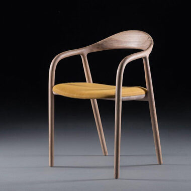 Nordic designer ash wood dining chair