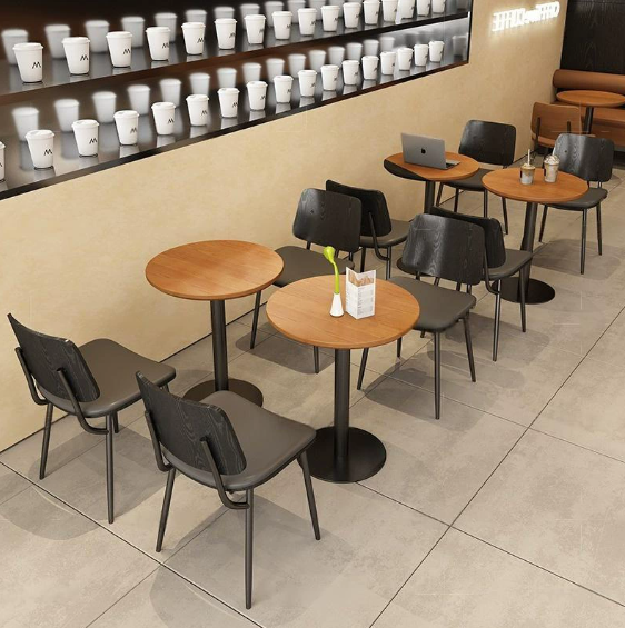 Solid wood dining table and Windsor chair set